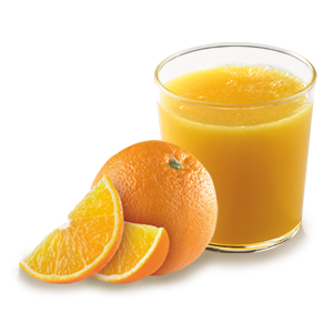 Zumo de naranja natural grande