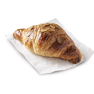 Croissant filled with almond cream