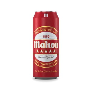 Mahou beer can 50 cl.