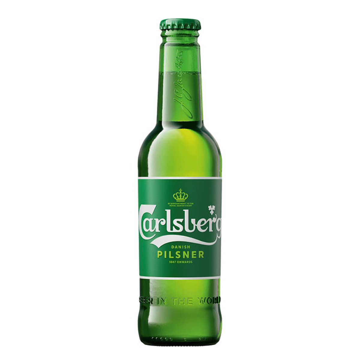 33cl Carlsberg beer bottle