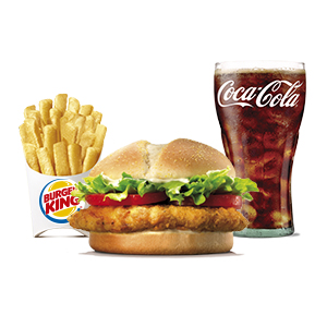 Gigantic Tendercrisp Chicken menu with coca-cola light & onion rings