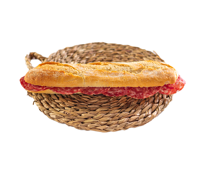 Premium spanish "salchichón" acorn feed sandwich