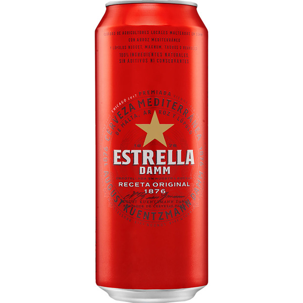 Estrella Damm beer 50cl