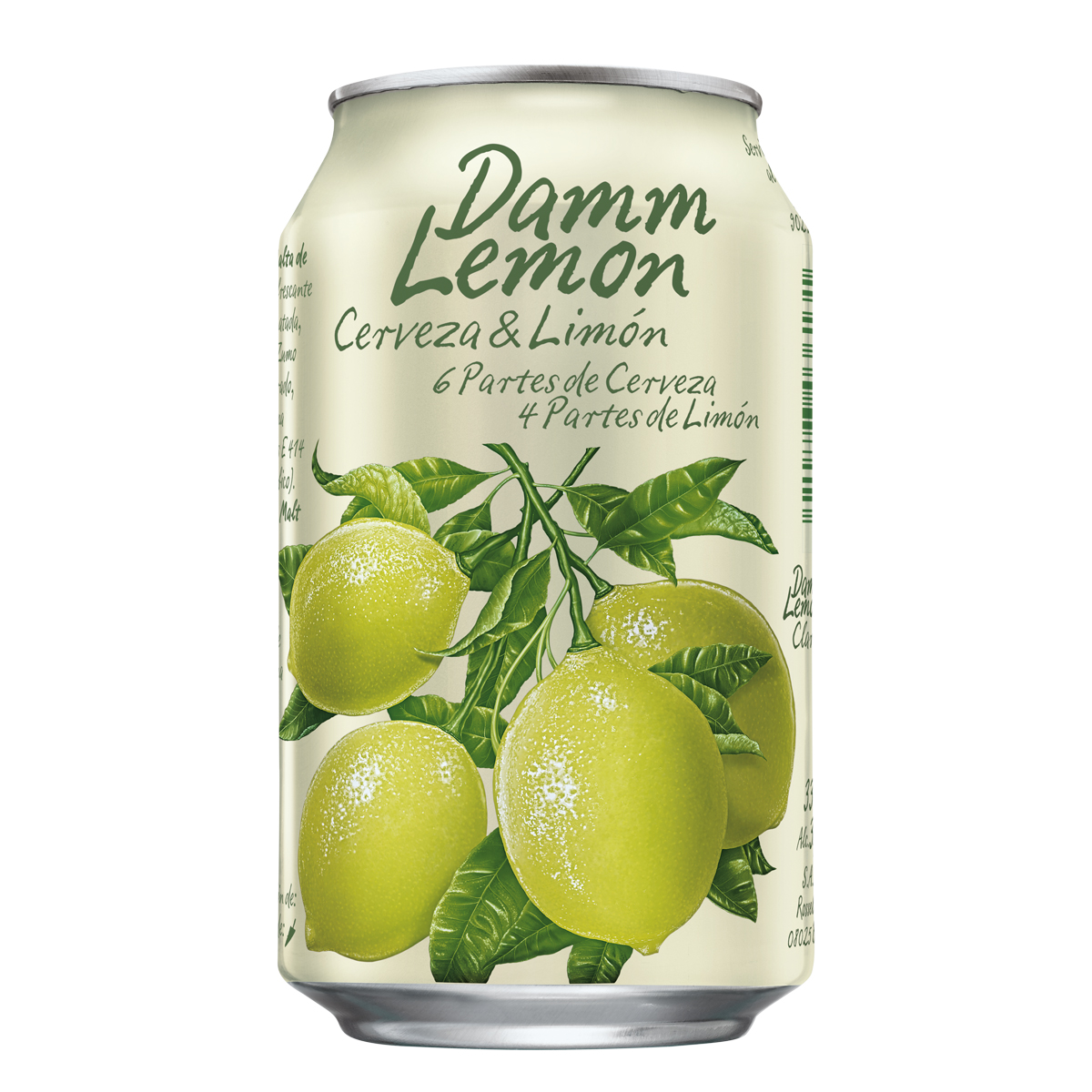 33cl damm lemon beer can