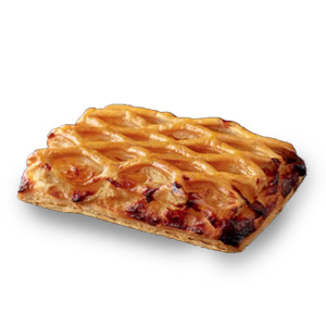 Puff pastry with apple