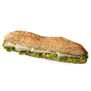 Sesame and brie Sandwich
